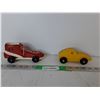 Image 1 : (2) Handmade Wooden Toy Cars up to 7"