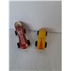Image 2 : (2) Handmade Wooden Toy Cars up to 7"