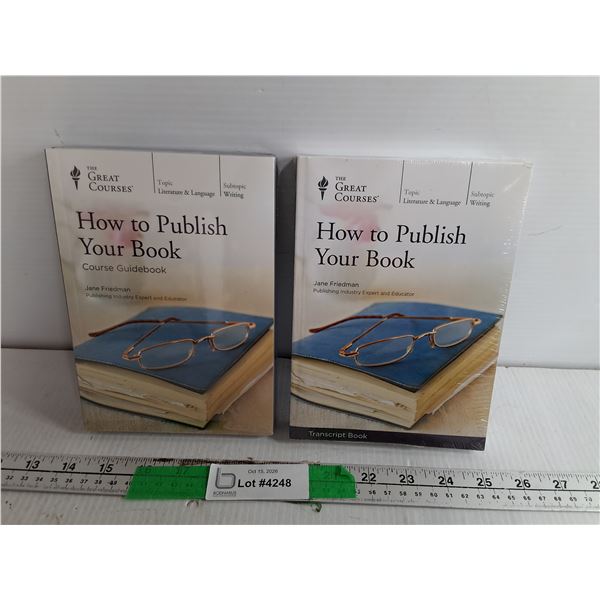 How to Publish Your Book Transcript, Guidebook & DVDs- Sealed