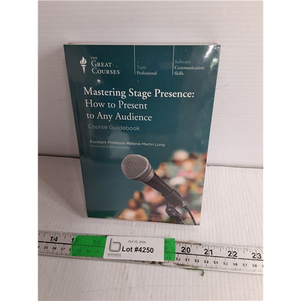 Mastering Stage Presence Guidebook & DVDs- Sealed