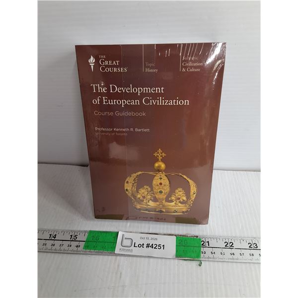 The Development of European Civilization Guidebook & DVDs- Sealed