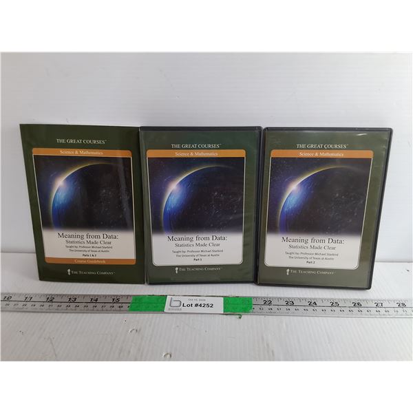 Meaning from Data: Statistics Made Clear Guidebook & DVDs- Missing Disc 1