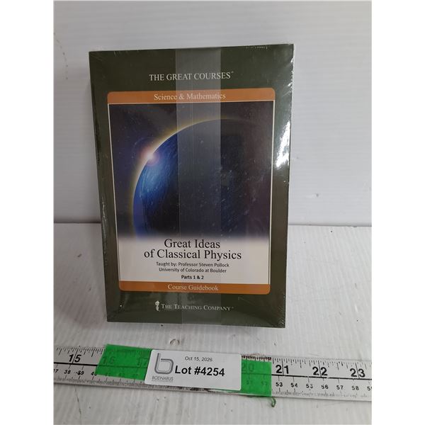 Great Ideas of Classical Physics Guidebook & DVDs- Sealed