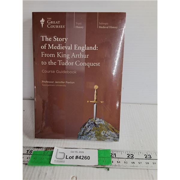 The Story of Medieval England Guidebook & DVDs- Sealed