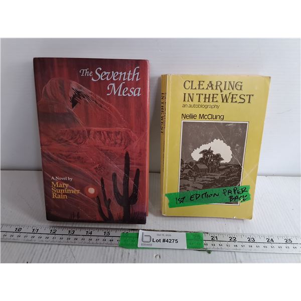 (2) Books- Clearing in the West & The Seventh Mesa
