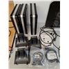 Image 5 : Polycom Video Conferencing System- Monitors- One Tested, Processors, Microphone Arrays, Cables, Misc