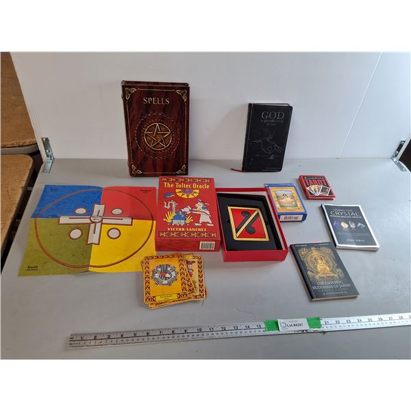 Book Lot- Crystals, Tarot, God is Disappointed in You, Misc.