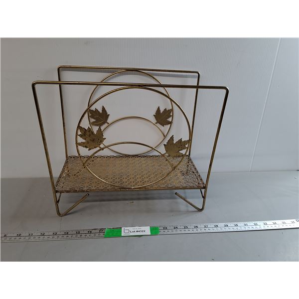 Metal Record Rack 15  x 8.5  x  13 , Pickup Preferred