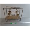 Image 1 : Metal Record Rack 15" x 8.5" x  13", Pickup Preferred