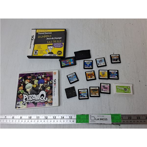 Nintendo DS & Gameboy Advance Games- Mario vs. Donkey Kong, Travel Games, Tetris, Misc.