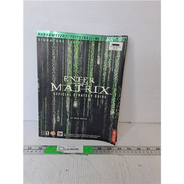 Enter the Matrix Official Strategy Guide Book