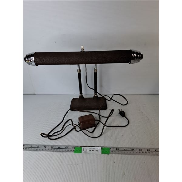 Art Deco Adjustable Banker's Lamp 12  Tall- As Is, Pickup Pref'd