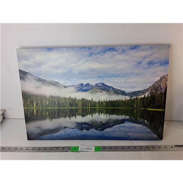 Mountain Photo on Canvas 23.75  x 15.75 , Pickup Preferred