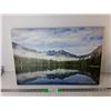 Image 1 : Mountain Photo on Canvas 23.75" x 15.75", Pickup Preferred