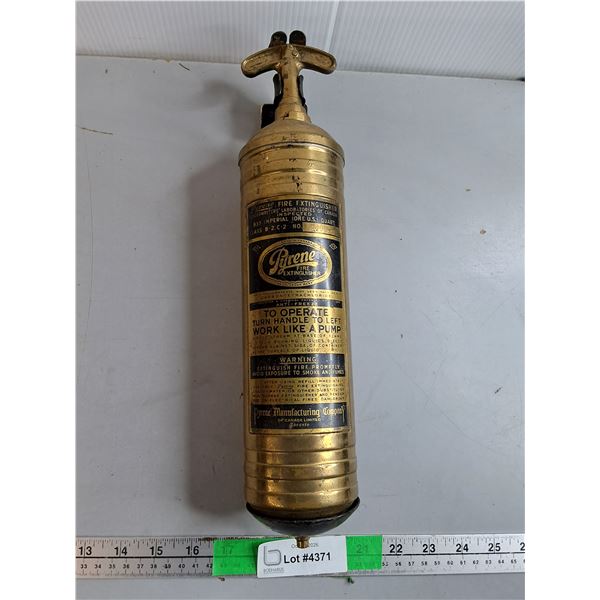 Vintage Pyrene Fire Extinguisher- Can't Ship