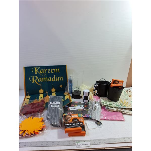 Table Runners, Banners, BTS Lamp (Tested), Etc
