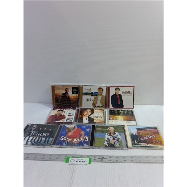 Assorted CDs (10) - Daniel O'Donnell, Josh Groban, Etc
