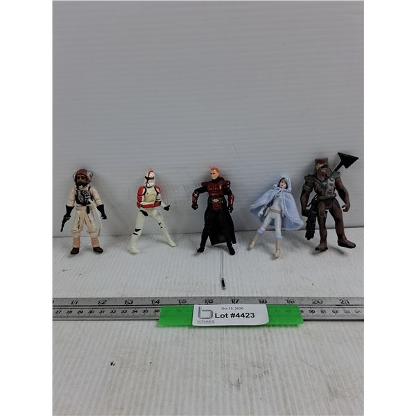 (4) Star Wars Action Figures - Cannot Authenticate