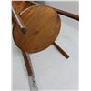 Image 4 : Plastic Door Hanger Hooks - Table w/ Attached Wicker Basket -11.5x32x9.5- As Is, Pickup Only