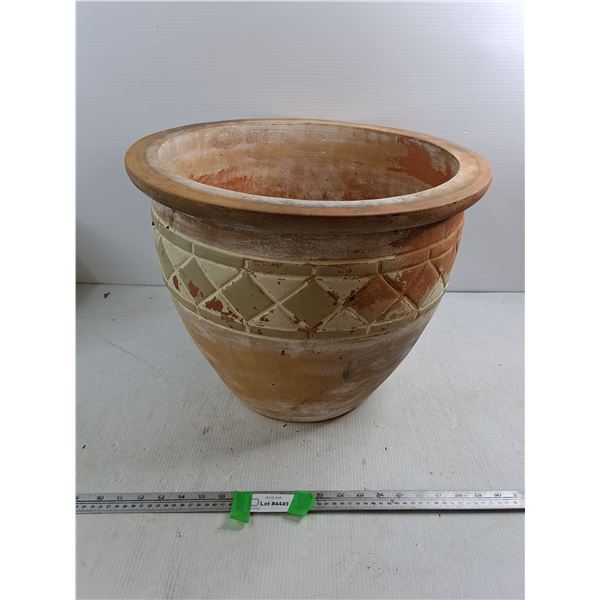 *Large Clay Plant Pot - 15  Tall x 16  Diameter - As Is, Pickup Only