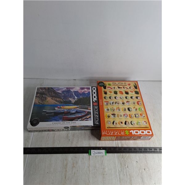(2) Jigsaw Puzzles - 1 is Sealed