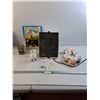Image 1 : Lite-Brite Art Lamp, Picture Refills, Pegs of Various Colors - Powers On - As Is
