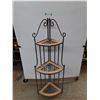 Image 1 : ** Metal Plant Stand w/ Folding Shelves - 55" Tall - As Is - Cannot Ship