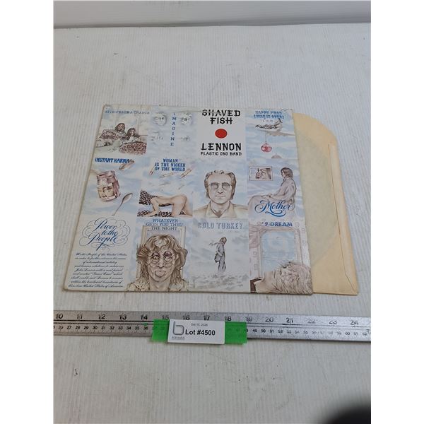 Shaved Fish Lennon Plastic OnoBand LP - As Is