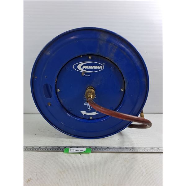 Panama Air Hose Spool - 18" Diameter - Air Hose - Approximately 8' long - As Is