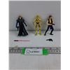 Image 1 : (3) Star Wars Action Figures - Han Solo, Luke Skywalker, & C3PO - Cannot Authenticate