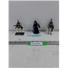 Image 1 : (3) Star Wars Action Figures - (2) Boba Fetts & Emperor Palpatine- Cannot Authenticate