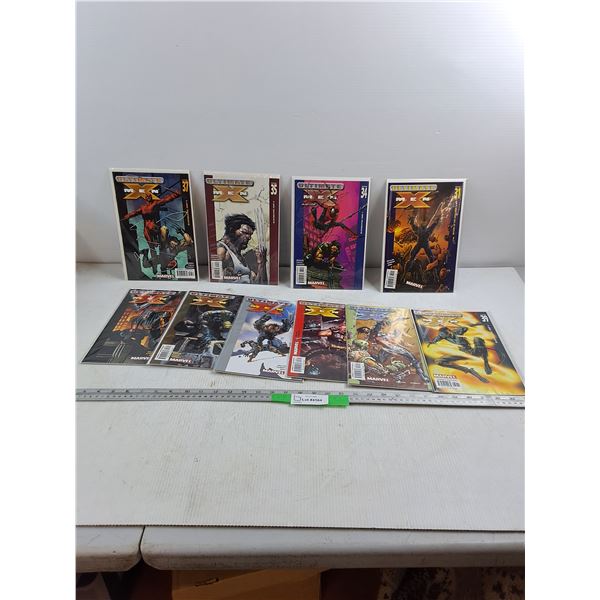 (10) X-Men Comics in Protective Sleeves - Cannot Authenticate
