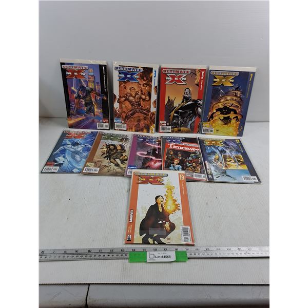 (10) Ultimate X-Men Comics in Protective Sleeves - Cannot Authenticate