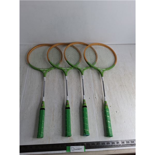 Set of 4 P&F Scanman Shot Ball Racquets - 26" Length
