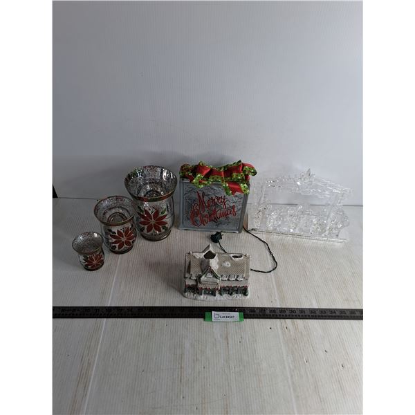 Assorted Christmas Ornaments & Decor