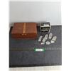 Image 1 : Glass Nativity Set, Wooden Jewelry Box