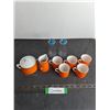 Image 1 : 8 Piece Espresso Set - Damaged Creamer, Misc.