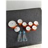 Image 2 : 8 Piece Espresso Set - Damaged Creamer, Misc.