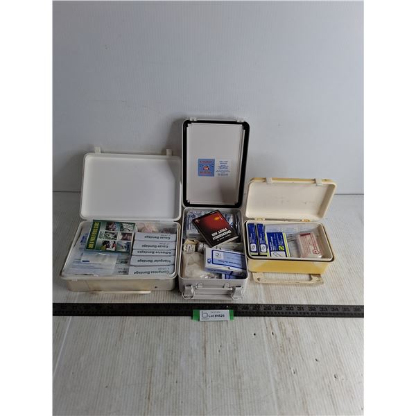 (3) First Aid Kits w/Contents