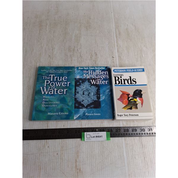 (3) Soft Cover Books - Water & Eastern Birds
