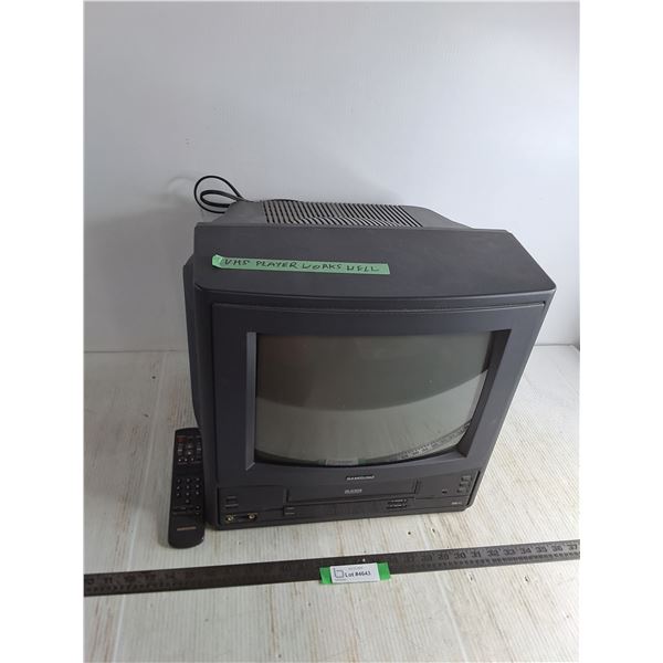 Samsung Combination 14" TV & VHS VCR w/Remote - Powers On, Pickup Only