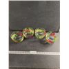 Image 1 : (4) Glass Bowls With Painted Grapes 5.5" Diameter