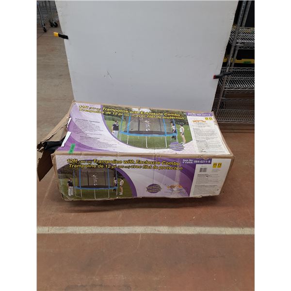 * 12' Trampoline w/ Enclosure, Pickup Only
