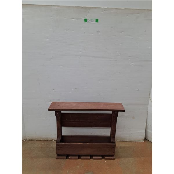 *Wooden Wine Rack (23x19x5 ), Pickup Only