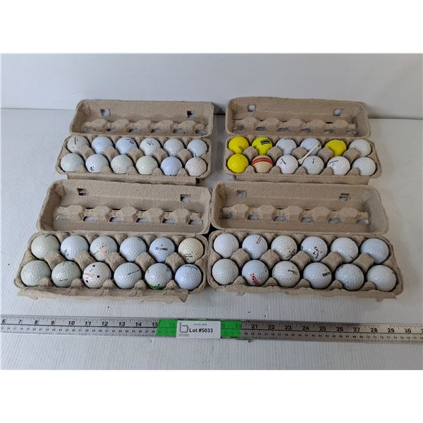 Golf Balls & Tee
