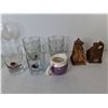 Image 2 : Elephant Wall Decor, Glass Beer Steins, Wine Glasses, Misc.