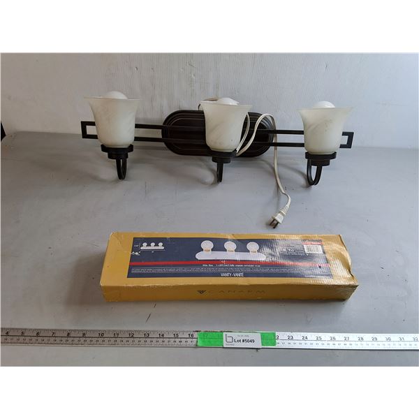 (2) Vanity Light Sets- One NIB, One Powers On- Pickup Pref'd