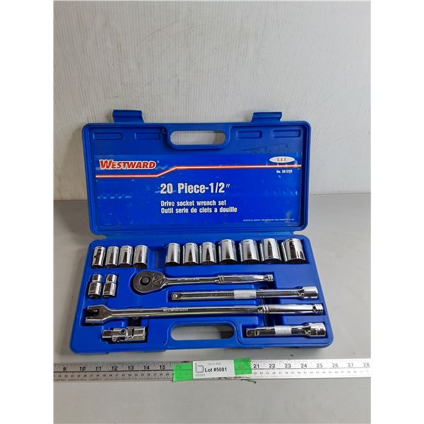 Westward 1/2" Drive Socket Wrench Set