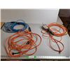 Image 1 : (2) Extension Cords & Trouble Light- Powers On
