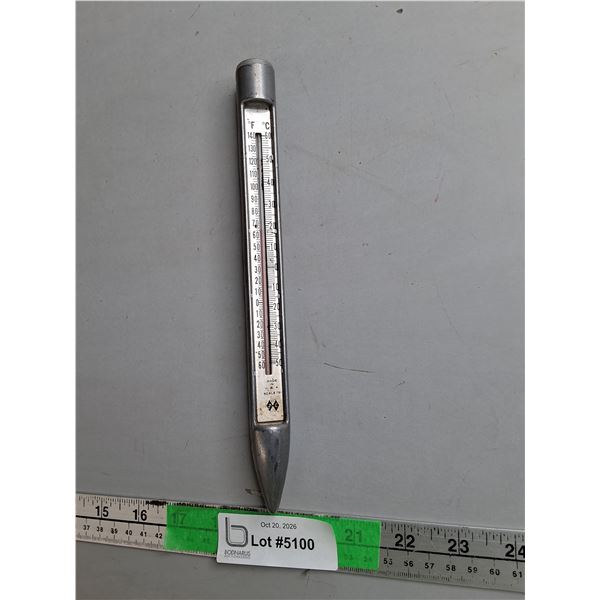 Vintage Grain Bin & Soil Utility Thermometer